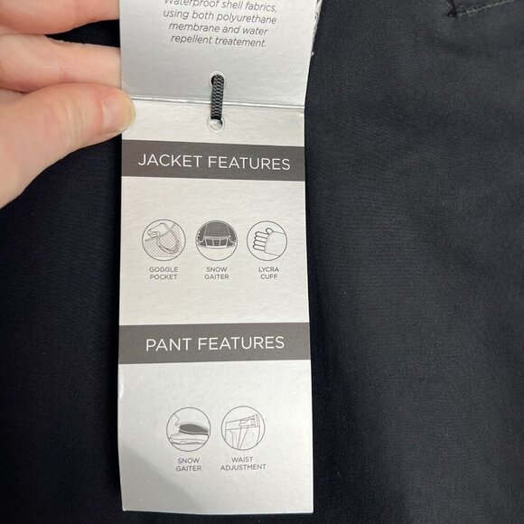 Rossignol Women’s s Waterproof insulated Ski Snow Pants Size L Black - Picture 5 of 11